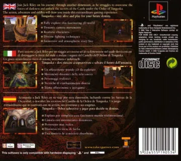 Tunguska - Legend of Faith (EU) box cover back